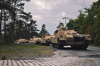 M1A1 Abrams pour l'Ukraine en transit par l'Allemagne