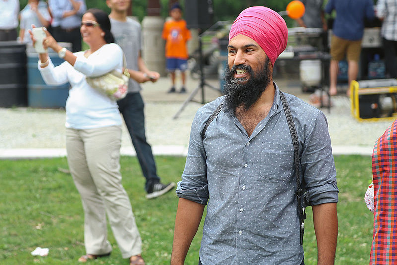 File:MPP Jagmeet Singh at his annual community BBQ in 2014.jpg