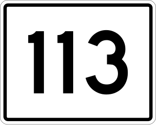 <span class="mw-page-title-main">Maine State Route 113</span> State highway in southwestern Maine, US