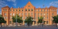 English: Malmö central station This is a photo of a historic building in Sweden, number 21300000014758 in the RAÄ buildings database.