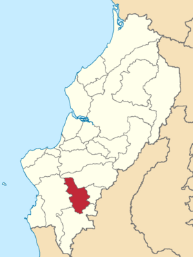 Localización del Cantón Veinticuatro de Mayo