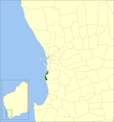 Ville de Mandurah - Carte