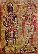 Manuele I Comneno veste il loros modificato, 12th century.