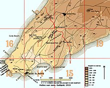 The Battle of Krithia Vineyard. MapHellesWarZoneGallipoli1915.jpg