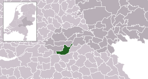 Carte de localisation de Maasdriel