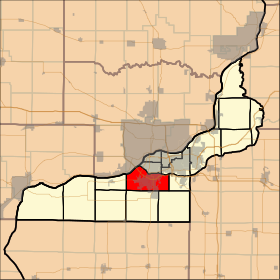 Placering af Blackhawk Township