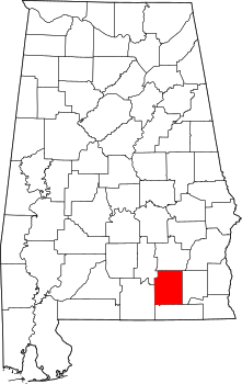Map of Alabama highlighting Coffee County.svg