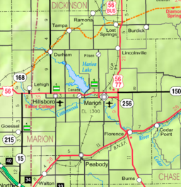 Carte de Marion Co, Ks, USA.png