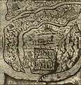 1610 - Map of the Jacobean legend in Historia del Apostol de Iesus Christo Sanctiago Zebedeo[10]