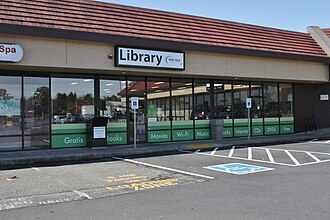 The Mariner demonstration library, which opened in 2016 Mariner demonstration library, Everett, WA.jpg