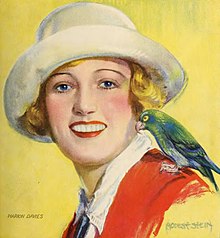 Marion Davies cover art from Picture-Play Magazine, 1926 Marion Davies cover art from Picture-Play Magazine (March 1926 to August 1926) (page 255 crop).jpg