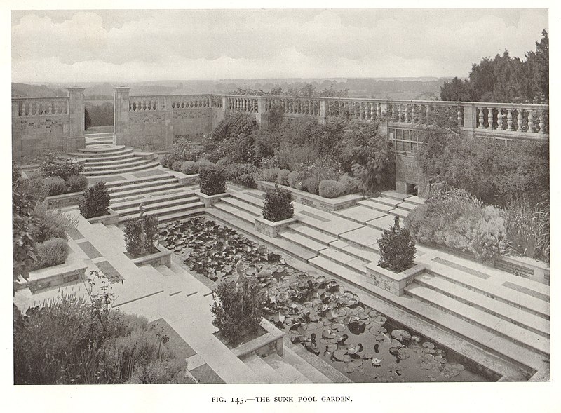 File:Marshcourt the Sunk Pool Garden Lutyens Houses and Gardens 1913 Page124.jpg