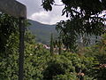 モラサン公園や大聖堂の近くにある邸宅の二階からの眺め