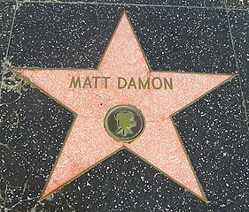 "Bintang" Matt Damon di Hollywood Walk of Fame