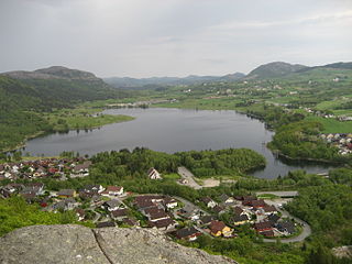 <span class="mw-page-title-main">Frøylandsvatnet (Sandnes)</span> Lake in Sandnes, Norway