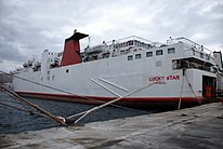 Lucky Star laid up at Drapetsona, Greece between 2014 and 2016. Med gallery 1819 1361 145796.jpg