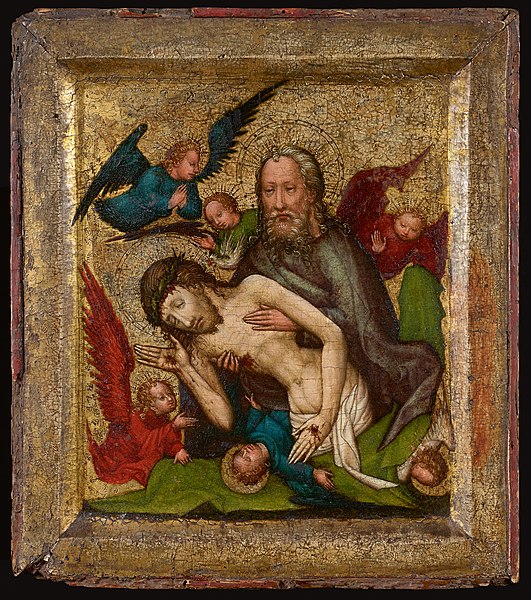 File:Meister der St. Lambrechter Votivtafel (Werkstatt) - Hl. Dreifaltigkeit ("Not Gottes") - 4912 - Kunsthistorisches Museum.jpg