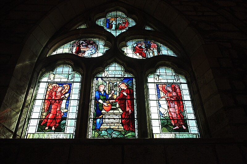 File:Memorial window to Rev John Brown, St Marys, Haddington.jpg