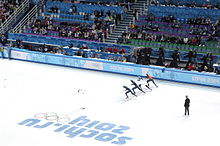 Semifinal 1 Men's 1000m, 2014 Winter Olympics, Semifinal 1.JPG