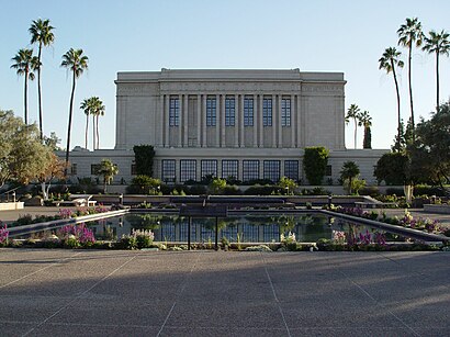 How to get to Mesa Arizona Temple with public transit - About the place