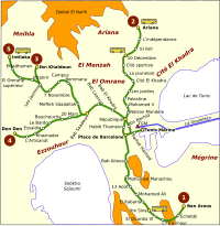 Plan du métro de Tunis