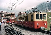 世界初の交流電化。スイスのユングフラウ鉄道。