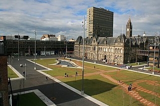 Middlesbrough Town in North Yorkshire, England