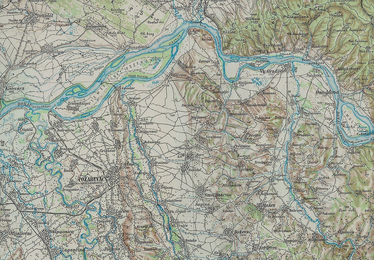 kruševica karta Pek (river)   Wikipedia kruševica karta