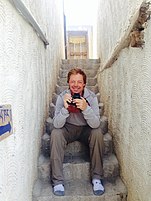 Christopher Michel in Thiksey Monastery - 2014-07-15 07:51
