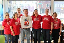 Indianapolis mayor Joe Hogsett meets with local Moms Demand Action activists on April 15, 2023. Moms Demand Action Educational Outreach Event (52834896216).jpg