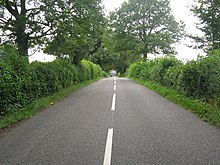 Moor Road near Breadsall. Moor Road (Ryknild Street) - near Breadsall - geograph.org.uk - 214298.jpg