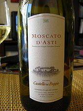 Italian Moscato d'Asti, a DOCG wine Moscato d'Asti.jpg