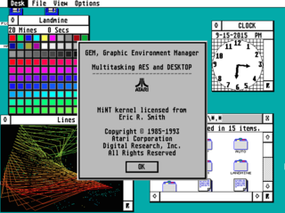 <span class="mw-page-title-main">Atari TOS</span> Operating system of the Atari ST range of computers