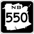 Shield of the New Brunswick Highway 550