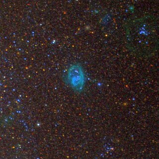 NGC 588 Diffuse nebula in the constellation Triangulum