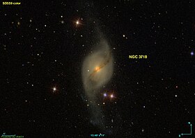 Az NGC 3718 cikk szemléltető képe