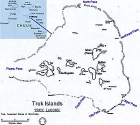 Insulele Truk și Laguna Truk, Chuuk