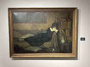 Sedirde Uzanan Kadın, 1917