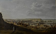 Napoleon vizitând tabăra Boulogne
