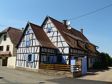 casa de entramado de madera