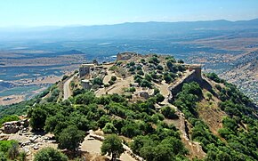 Крепость Нимрод, западная часть.