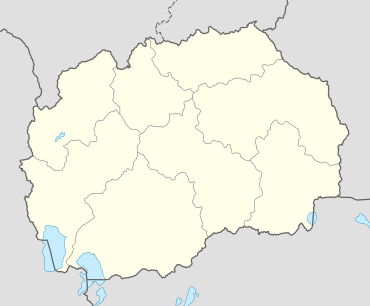 Macedonian Second Football League is located in North Macedonia