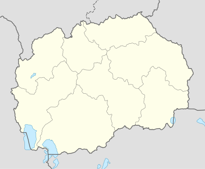 1999–2000 Macedonian Second Football League is located in North Macedonia