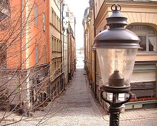 Nygränd alley in Gamla stan, Stockholm, Sweden