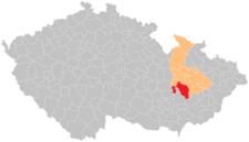 Správní obvod obce s rozšířenou působností Prostějov na mapě