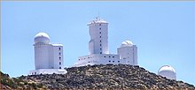 Observatorio del Teide, perteneciente al Instituto de Astrofísica de Canarias.