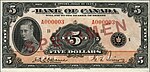 Obverse of $5 banknote, Canada 1935 Series, English version.jpg