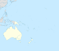 Localisation sur la carte d'Océanie