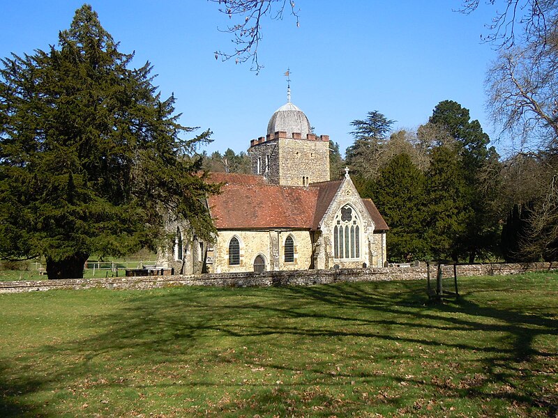 File:Old St Peter and St Paul's Church, Albury Park, Albury (March 2014, from Southwest) (3).JPG