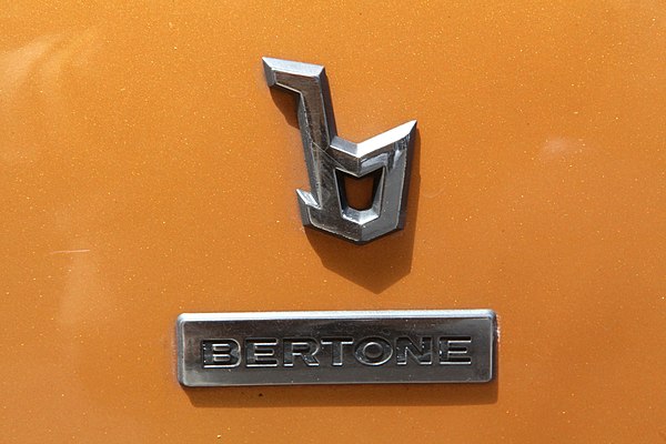 Bertone logo from an Opel Astra G Coupe Bertone